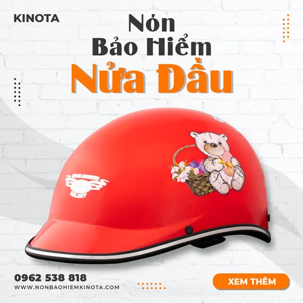 NÓN BẢO HIỂM VÀNH ĐÚC – KT9
